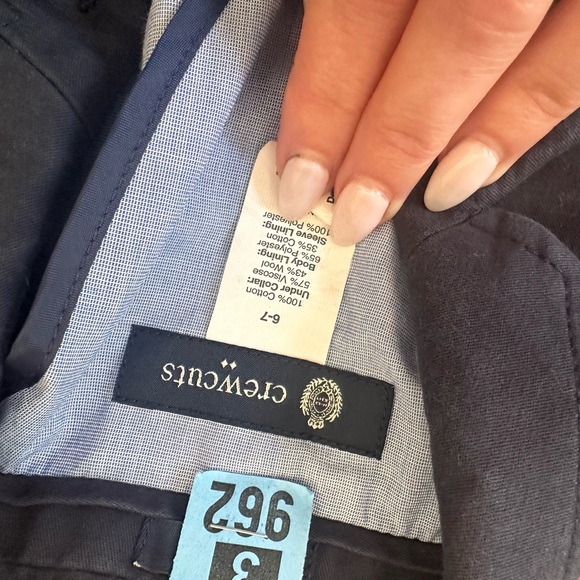 Boys' Thompson suit jacket and pants in flex chino size 6-7 union blue - Picture 3 of 5